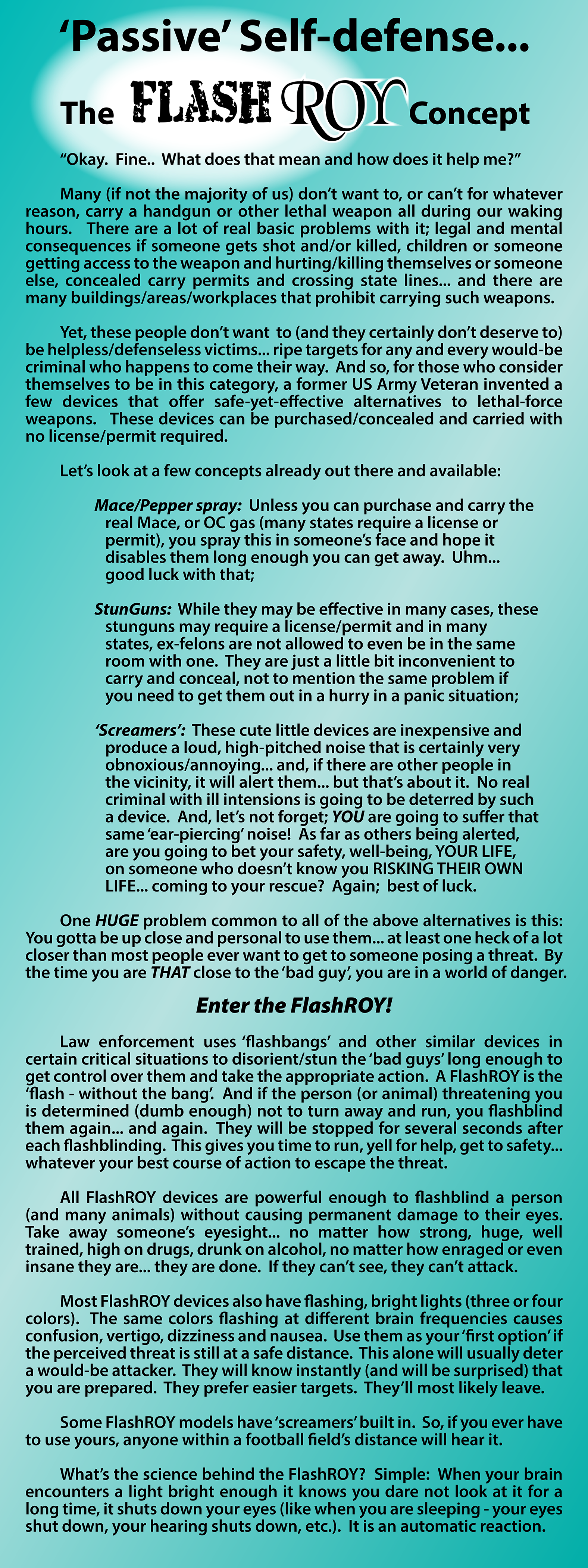 Passive Defense Body